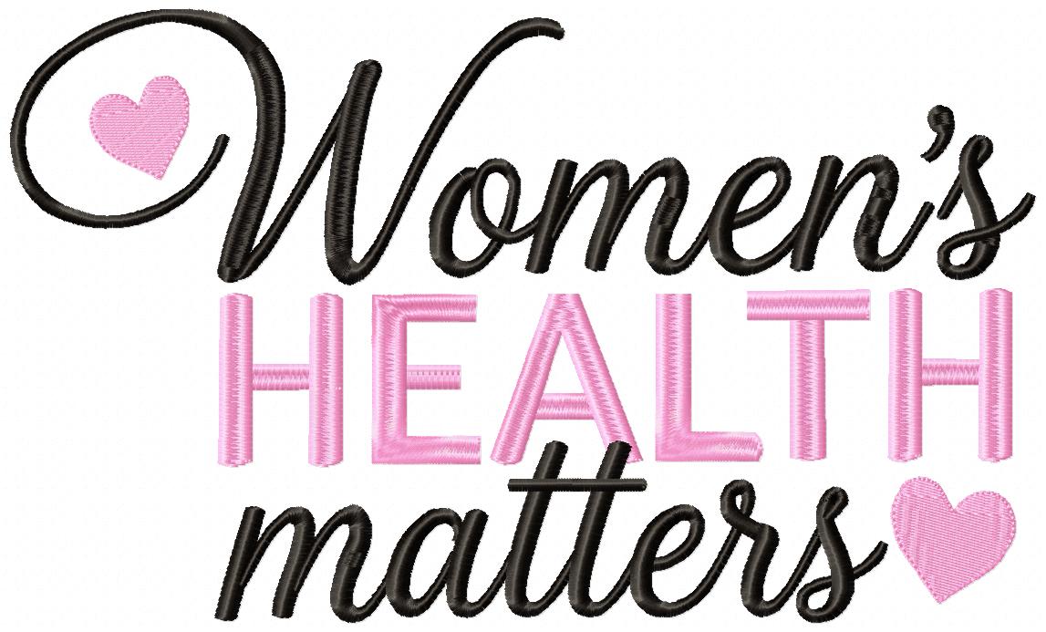 Women's Health Matters - Satin Stitch - Machine Embroidery Design