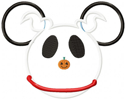 Mouse Ears Boy as Zero - Applique Machine Embroidery Design