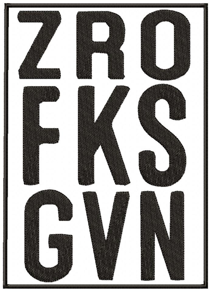 Sarcastic Funny Saying - Fill Stitch - Machine Embroidery Design