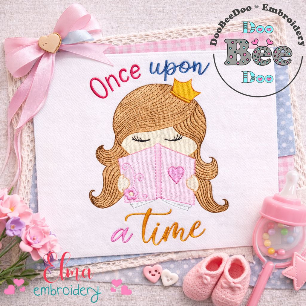 Once Upon a Time – Fill Stitch – Machine Embroidery Design
