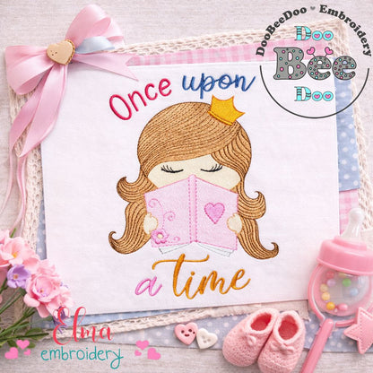 Once Upon a Time – Fill Stitch – Machine Embroidery Design