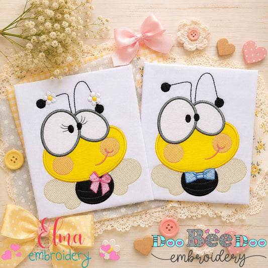 Cute Funny Bugs Bundle - Appliqué - Machine Embroidery Design