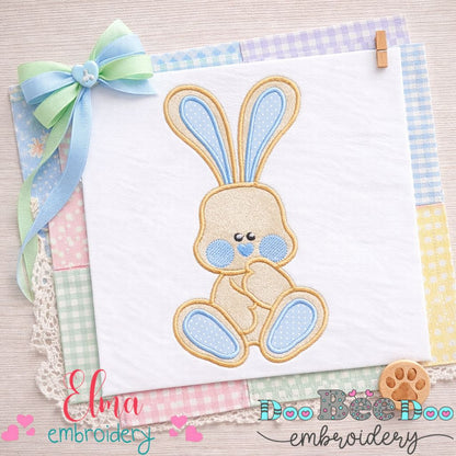 Sweet Baby Bunny Big Ears - Appliqué - Machine Embroidery Design