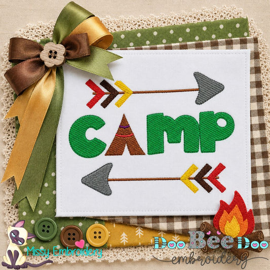 Happy Camp Arrows - Fill Stitch - Machine Embroidery Design
