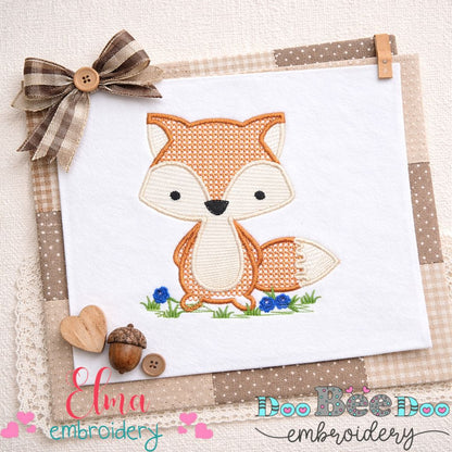 Little Fox - Appliqué – Machine Embroidery Design