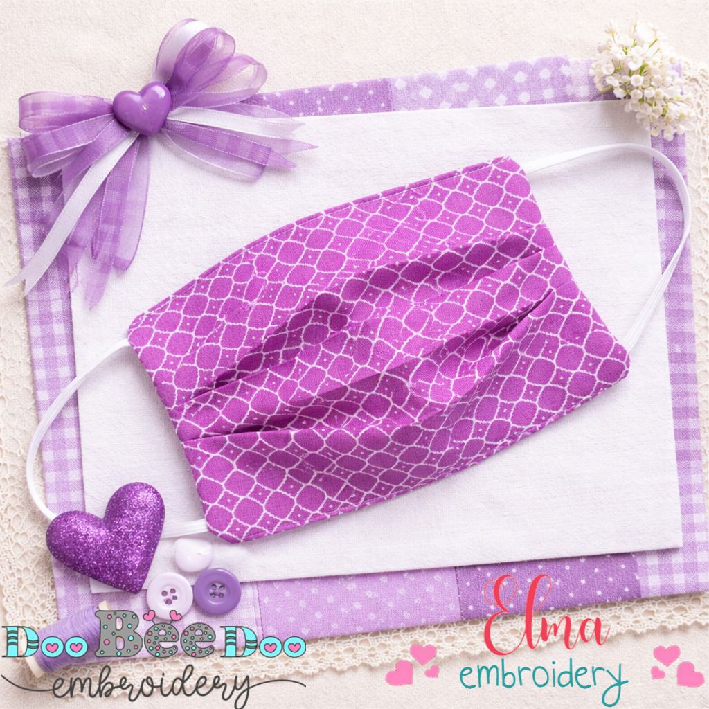 Face Mask with Filter Inside - ITH Project - Machine Embroidery Design