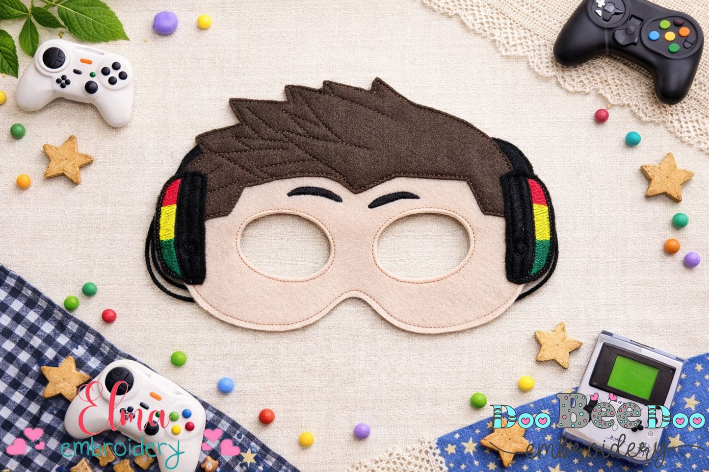 Benny From Roblox Mask – Appliqué – ITH Project