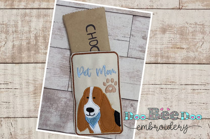 Boy Pet Mom Basse Candy Holder - ITH Project - Machine Embroidery Design