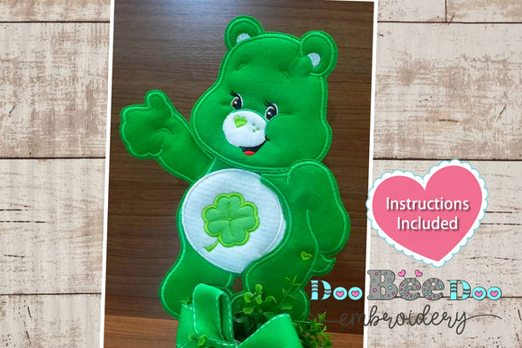 Goodluck Bear Care Bears - ITH Project - Machine Embroidery Design