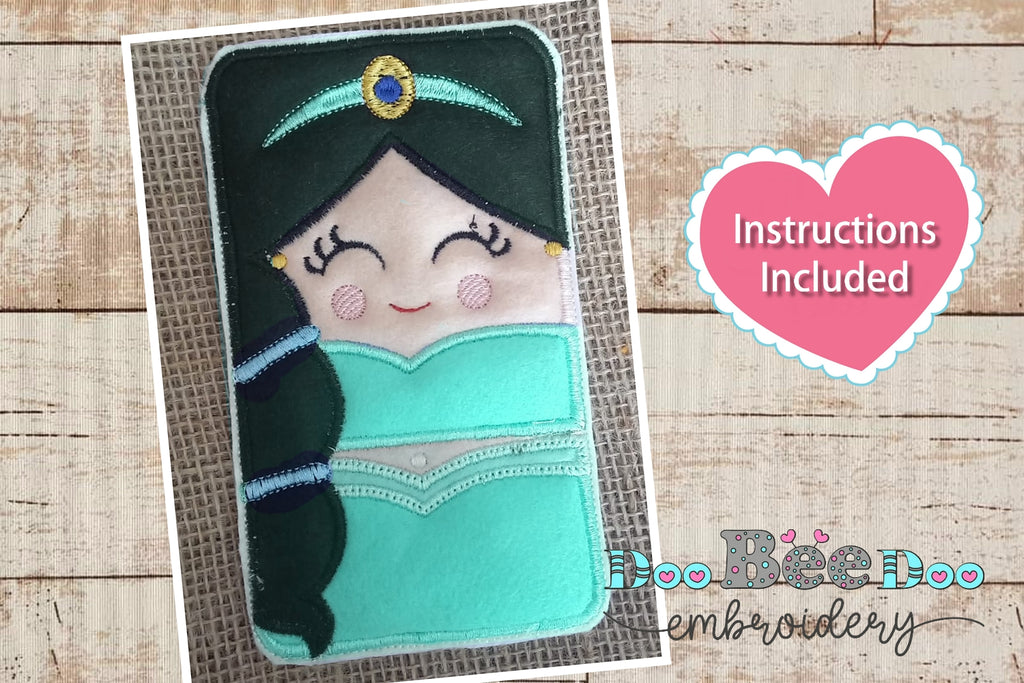 Jasmine Princess Candy Holder - ITH Project - Machine Embroidery Design