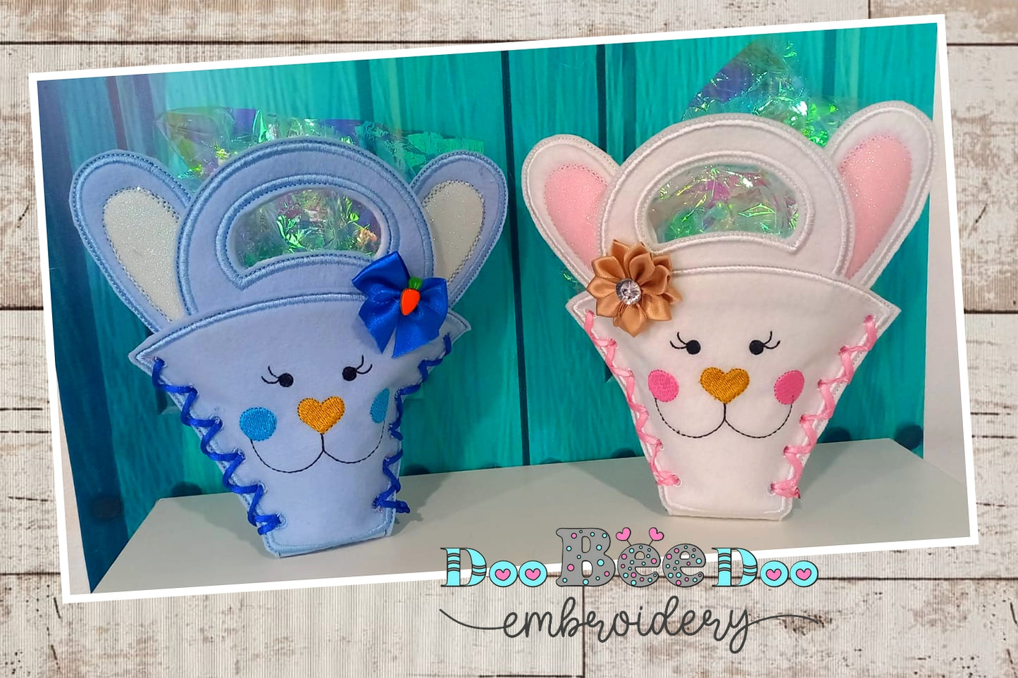 Easter  Candy Bag - ITH Project - Machine Embroidery Design