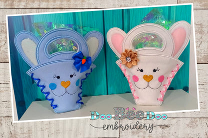 Easter  Candy Bag - ITH Project - Machine Embroidery Design