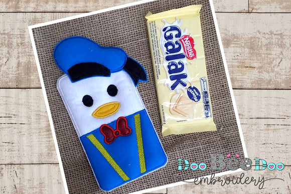 Donald Duck Chocolate Bar Holder - ITH Project - Machine Embroidery Design