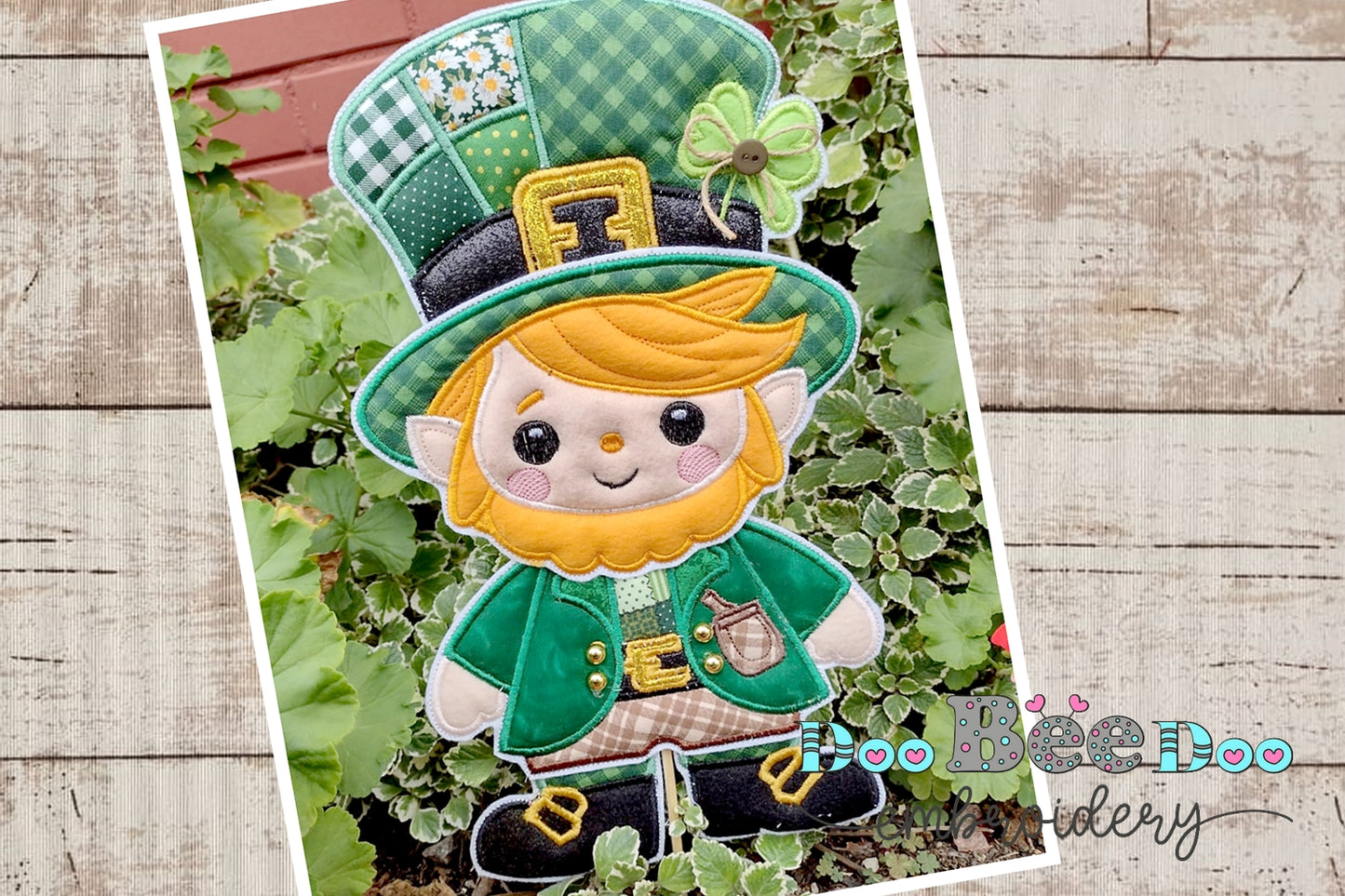 Cute Leprechaun - ITH Project - Machine Embroidery Design
