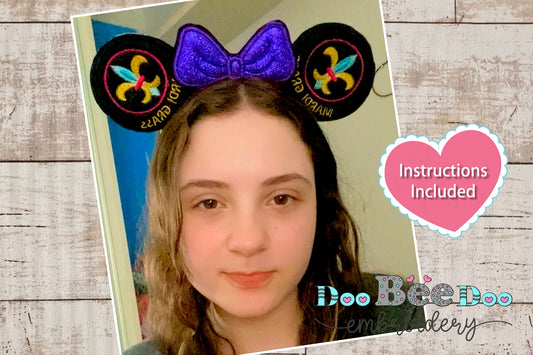 Mardi Gras Headband - ITH Project - Machine Embroidery Design