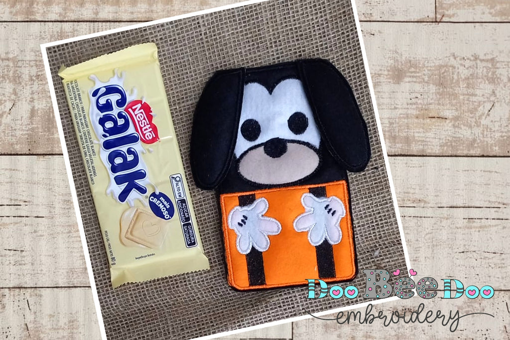 Goofy Chocolate Bar Holder - ITH Project - Machine Embroidery Design