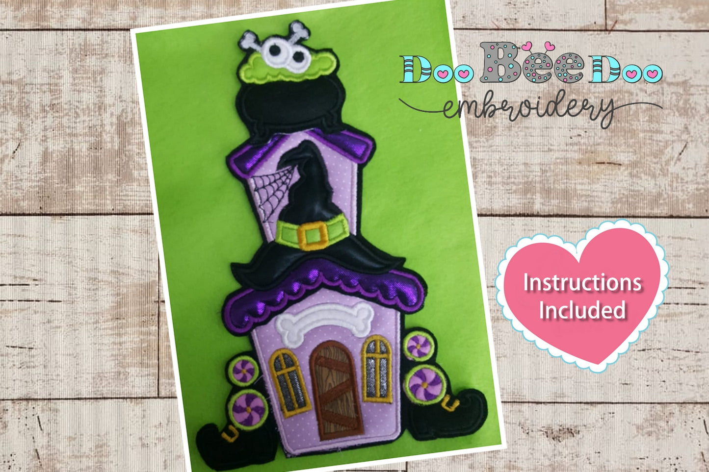 Witch's House - ITH Project - Machine Embroidery Design