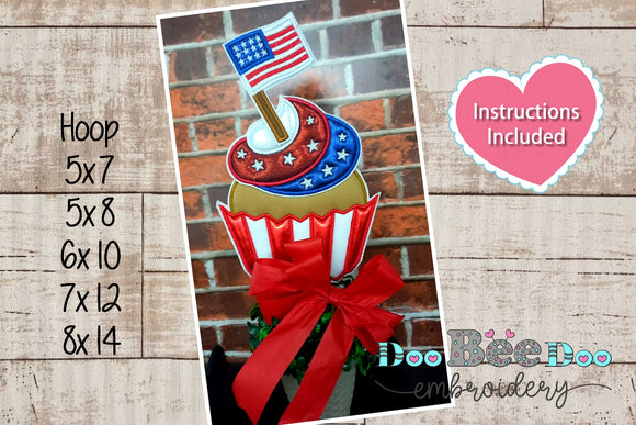 Cupcake 4th of July - ITH - Project