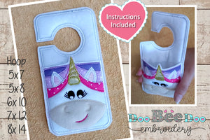 Unicorn Pocket Holder - ITH Project - Machine Embroidery Design