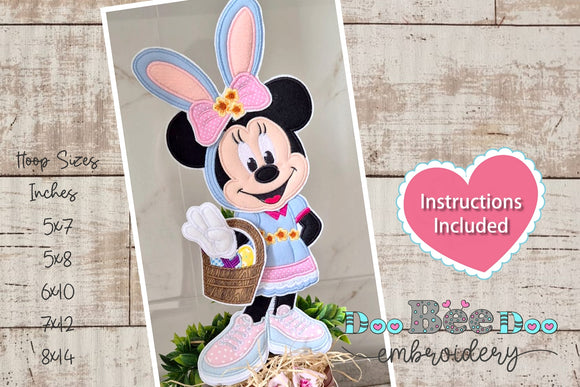 Minnie Easter - ITH Project - Machine Embroidery Design