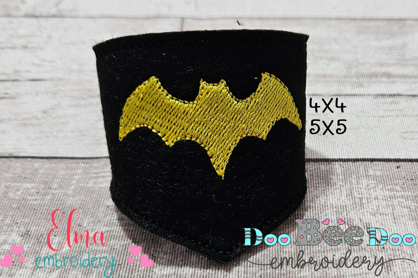 🦇 Batgirl Mask and Bracelet – ITH Project  - Machine Embroidery Design