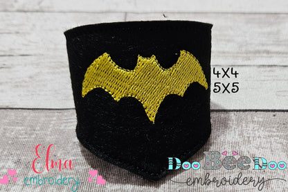 🦇 Batgirl Mask and Bracelet – ITH Project  - Machine Embroidery Design