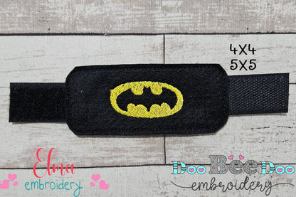 🦇 Batman Hero Mask & Cuff – ITH Project – Machine Embroidery Design