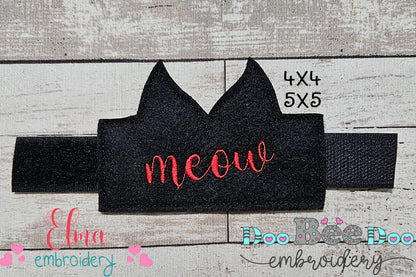 🐾 Purr-fect Catwoman Mask & Bracelet – ITH Project – Machine Embroidery Design 🐱
