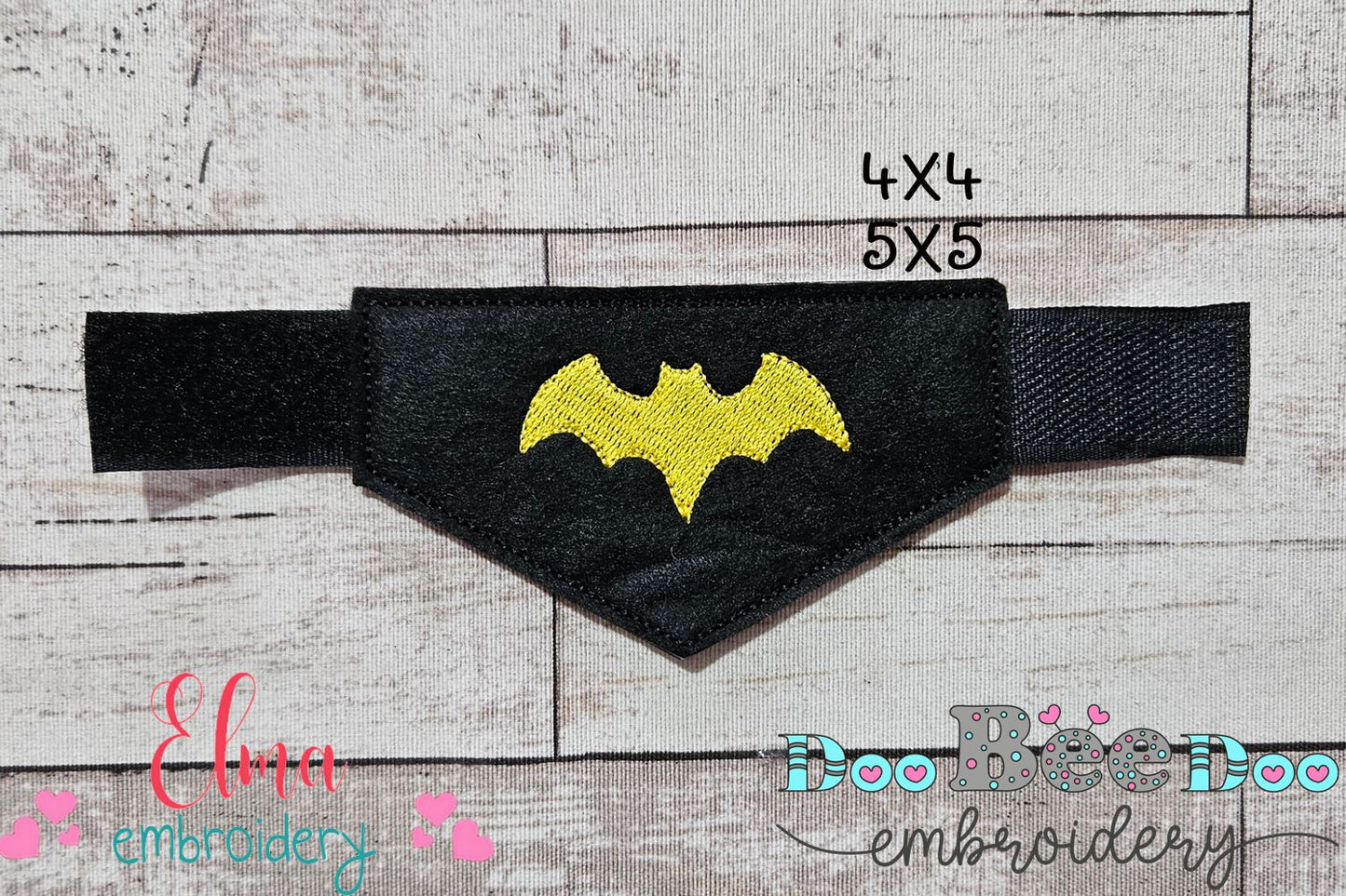 🦇 Batgirl Mask and Bracelet – ITH Project  - Machine Embroidery Design