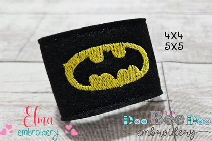 🦇 Batman Hero Mask & Cuff – ITH Project – Machine Embroidery Design