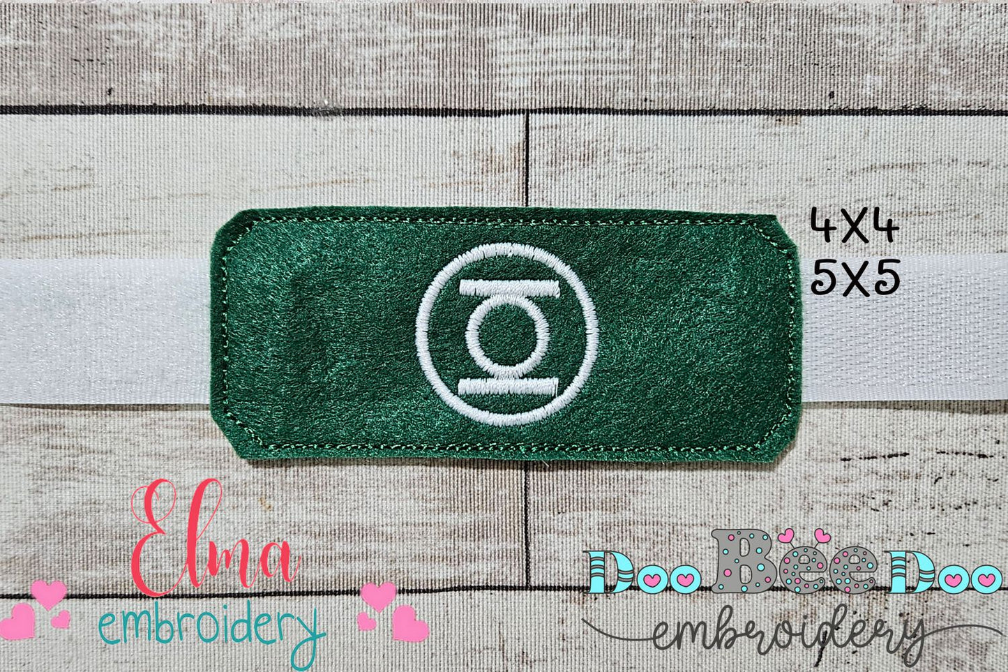 🦸‍♂️ Little Green Hero – Mask & Bracelet – ITH Project – Machine Embroidery Design