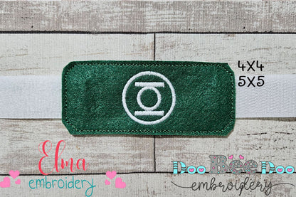 🦸‍♂️ Little Green Hero – Mask & Bracelet – ITH Project – Machine Embroidery Design