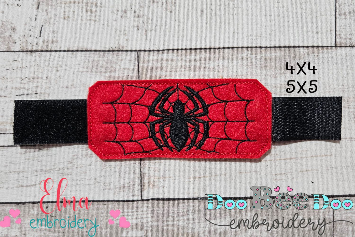 Spider Powers On! 🕷️ - ITH Mask and Bracelet - Machine Embroidery Design
