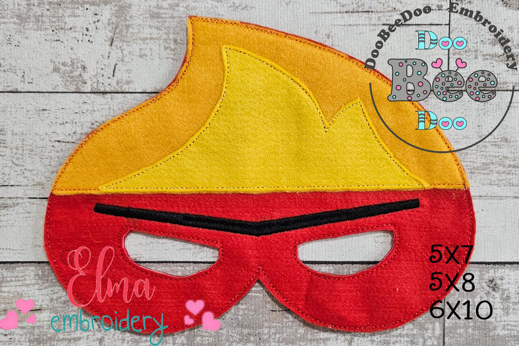 Inside Out Characters Masks ITH Project - Applique - Set of 11 Designs - Machine Embroidery Design