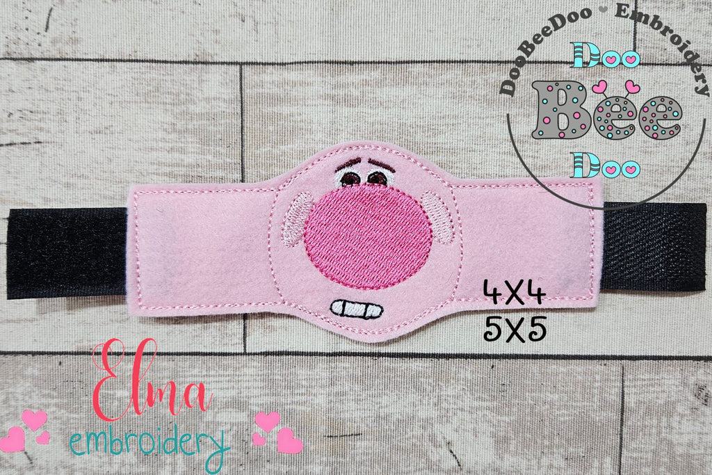 Inside Out Embarrassment Mask and Bracelet ITH Project - Applique - Machine Embroidery Design