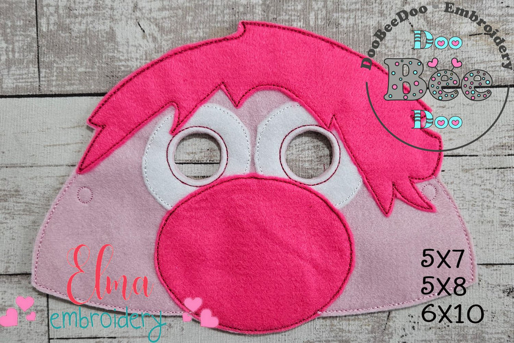 Inside Out Characters Masks ITH Project - Applique - Set of 11 Designs - Machine Embroidery Design