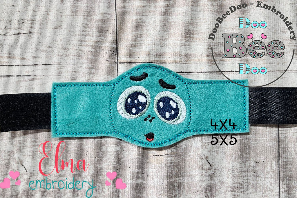 Inside Out Envy Mask and Bracelet ITH Project - Applique - Machine Embroidery Design