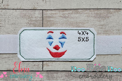 🪄 Joaquin Joker Magic – Mask & Bracelet – ITH – Machine Embroidery Design