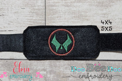 🦹‍♂️ Doctor Doom Mask & Bracelet Set – ITH Project – Machine Embroidery Design