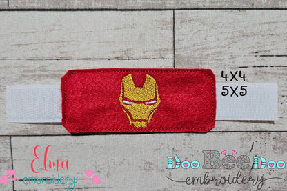 Ironman Power Set 💥 – Mask and Bracelet – ITH Project – Machine Embroidery Design
