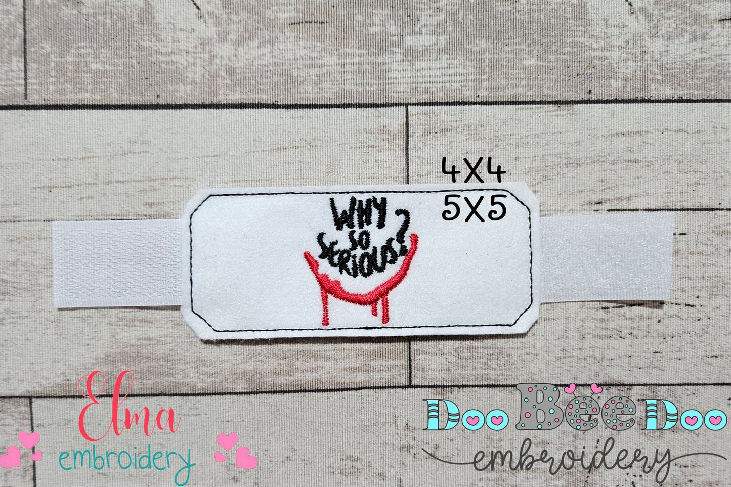 🃏 Joker Mask and Bracelet – ITH Project – Machine Embroidery Design