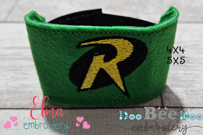 🦸‍♂️ Dynamic Duo Ready! Robin Mask & Bracelet - ITH Project - Machine Embroidery Design