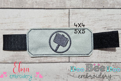 🔨 Thor Mask and Bracelet – ITH Project – Machine Embroidery Design
