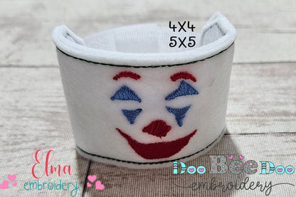 🪄 Joaquin Joker Magic – Mask & Bracelet – ITH – Machine Embroidery Design