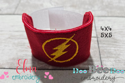 ⚡ Zoom Into Action – ITH Project – Mask and Bracelet – Machine Embroidery Design