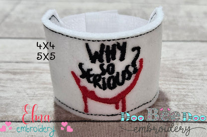 🃏 Joker Mask and Bracelet – ITH Project – Machine Embroidery Design