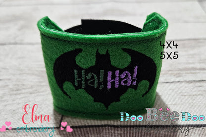 Classic Joker Mask & Bracelet 🤡 - ITH Project - Machine Embroidery Design