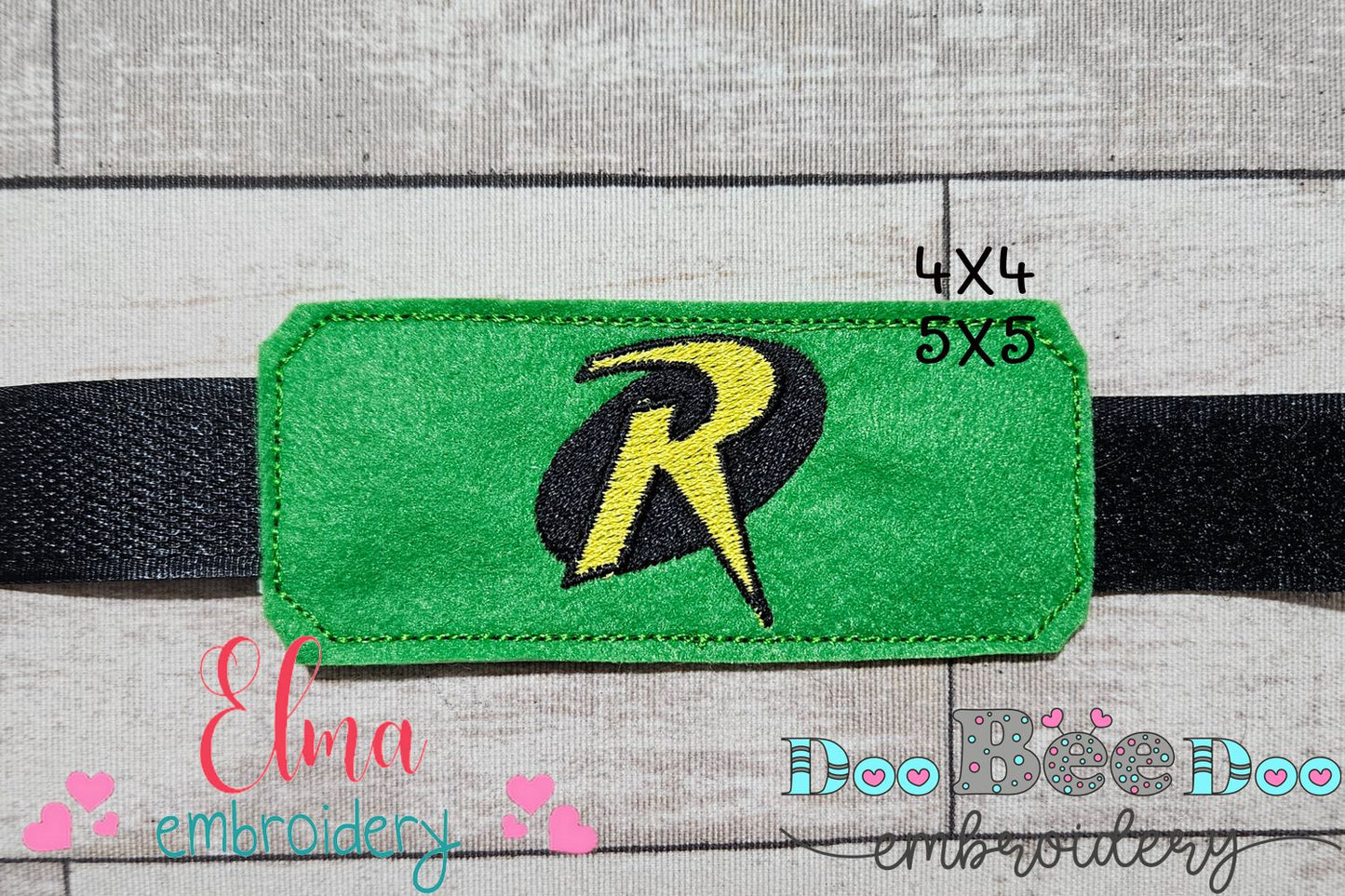 🦸‍♂️ Dynamic Duo Ready! Robin Mask & Bracelet - ITH Project - Machine Embroidery Design