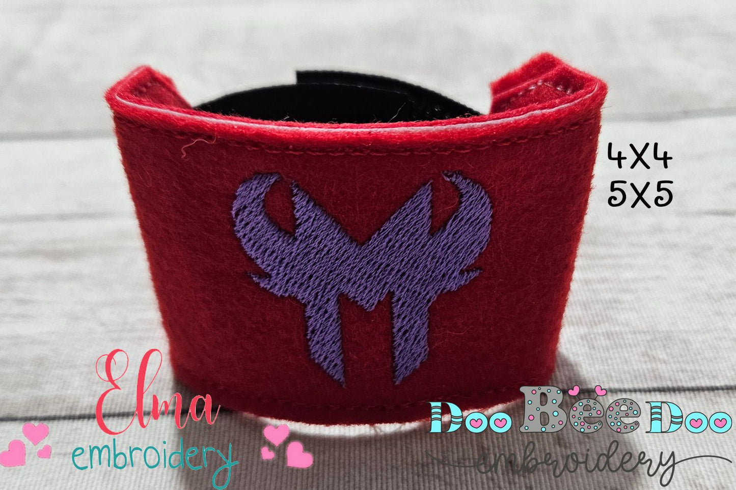 X-Villain Magneto Mask & Cuff 💥 – Felt ITH – Machine Embroidery Design