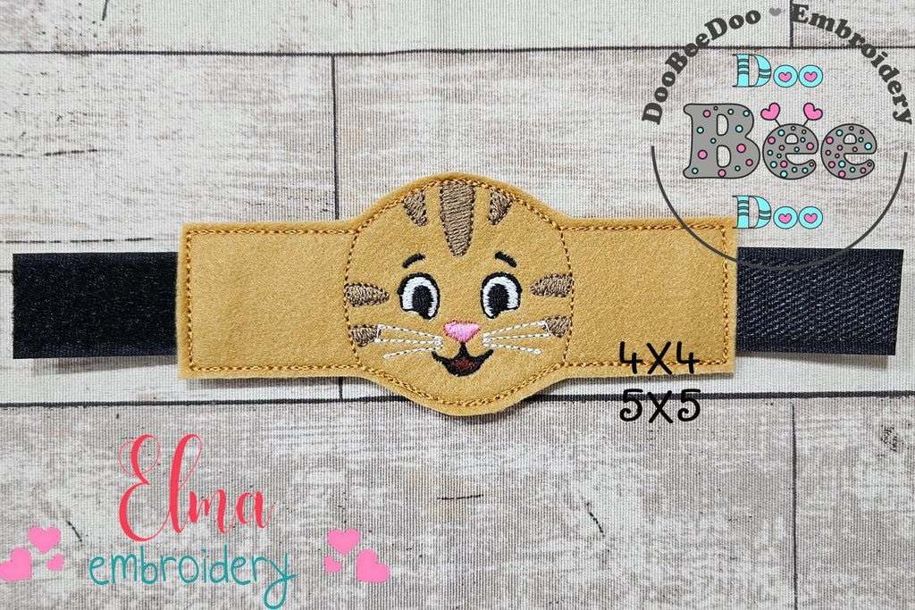 Daniel Tiger Mask and Bracelet ITH Project - Applique - Machine Embroidery Design